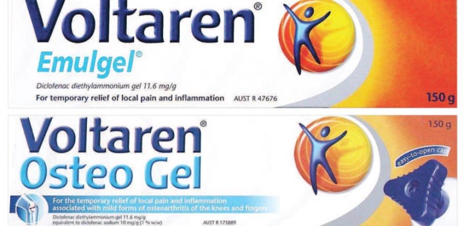 Packets of Voltaren
