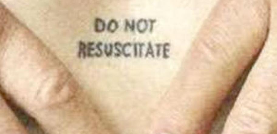 what would you do faced with a dnr tattoo australian doctor what would you do faced with a dnr tattoo australian doctor